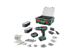 Taladro universal BOSCH 18 (2X 1,5 Ah) + Systembo