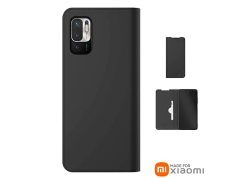 Funda para Xiaomi Poco M3 Pro, Redmi Note 10 5G MADE FOR XIAOMI Piel Negro