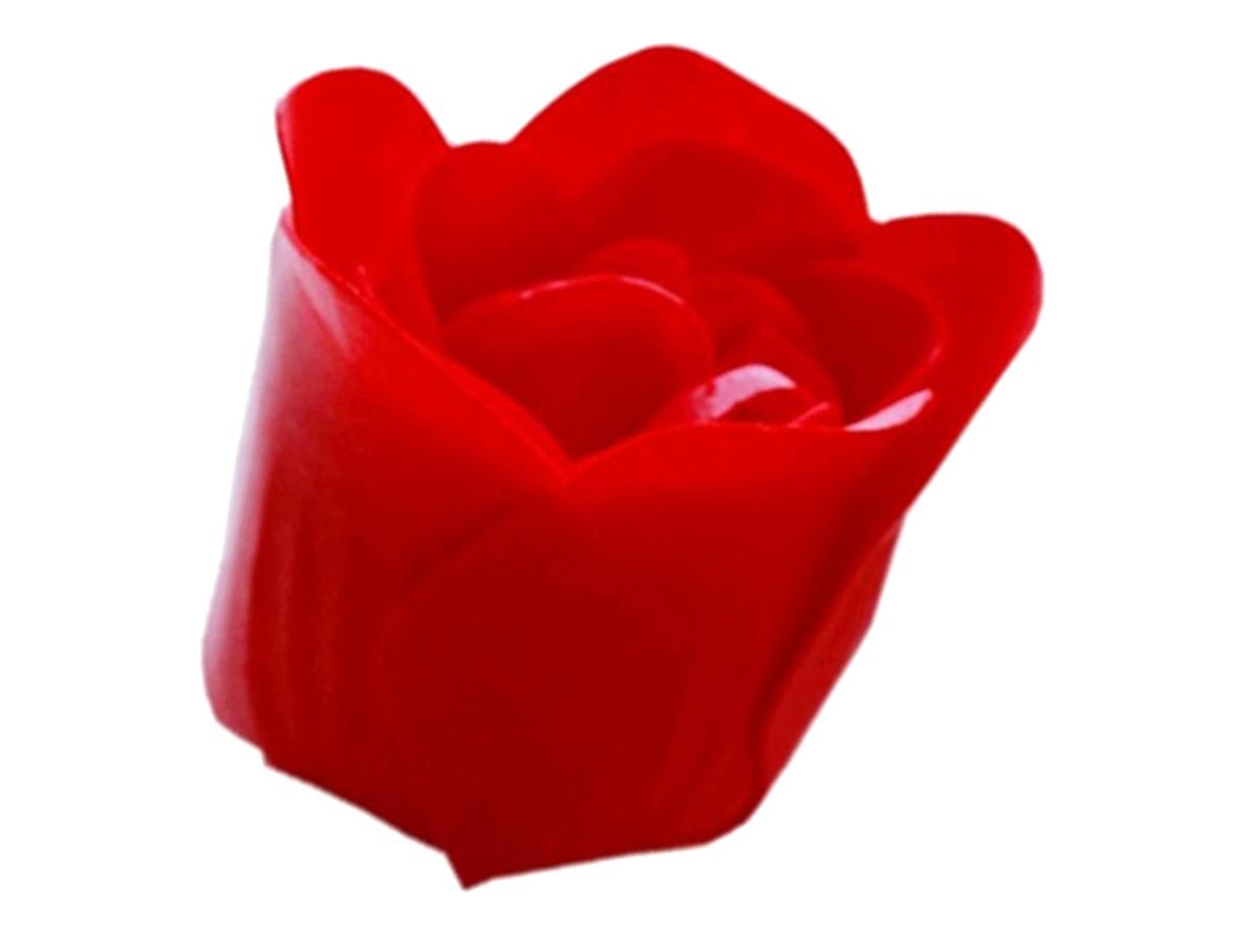 Flores de jabón rojas para decoración de bodas slowmoose