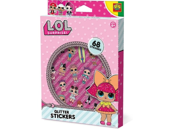 Pegatinas SES CREATIVE 14191 Rosa