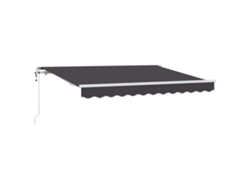 Maison Exclusive - Toldo Retráctil Antracita 300 X 200 Cm Tela