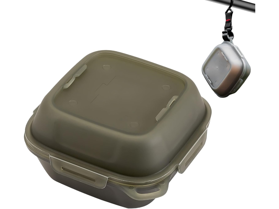 Huevera portátil Slowmoose para camping, con 4 compartimentos, ideal para senderismo.