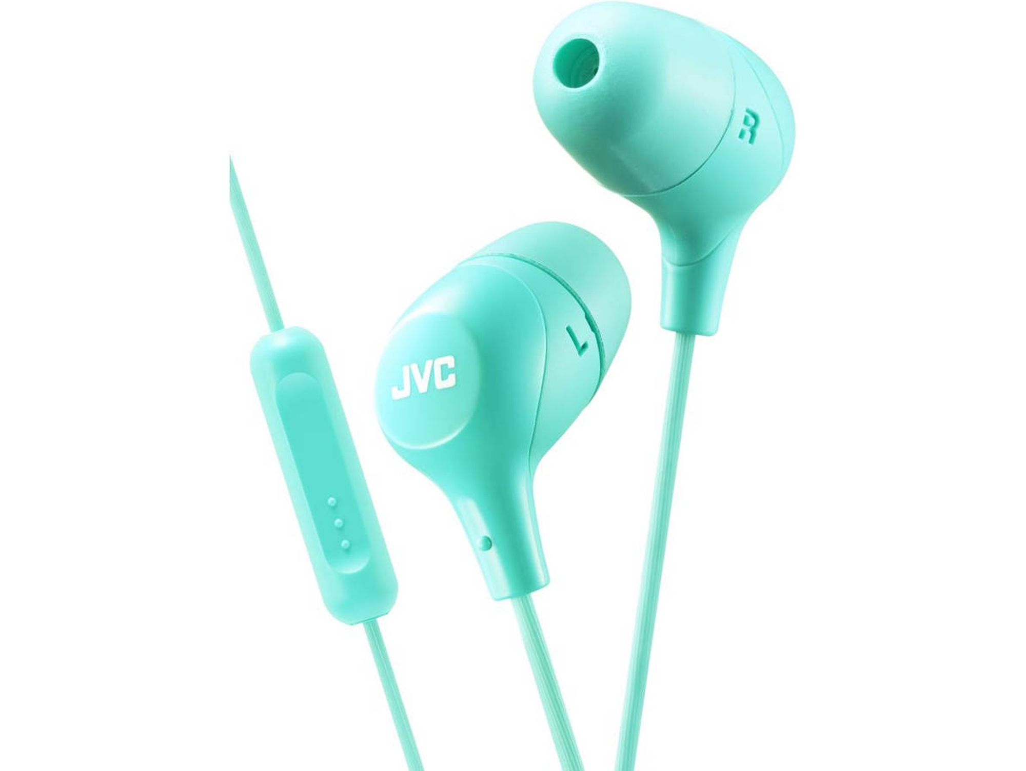 Auriculares con Cable JVC HA-FX38M-G-E (In Ear - Micrófono - Verde)