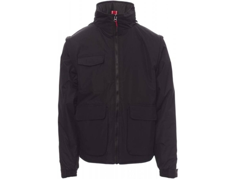 Abrigo PAYPER WEAR Poliéster Hombre (M - Negro)