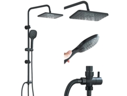 Sistema de ducha de mano, diseño contemporáneo, negro mate