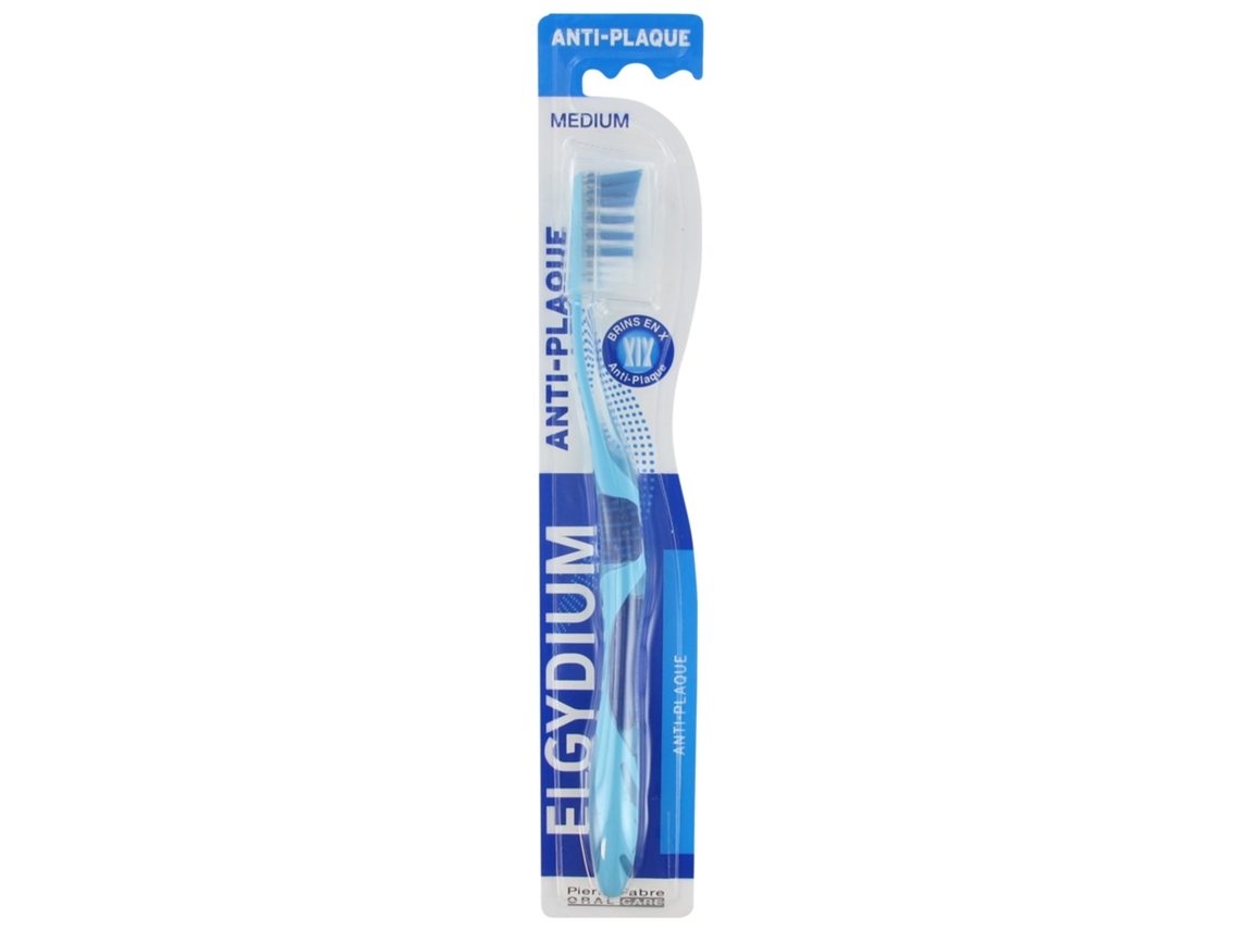 Cepillo de Dientes Antiplaca Medio Color: Azul ELGYDIUM