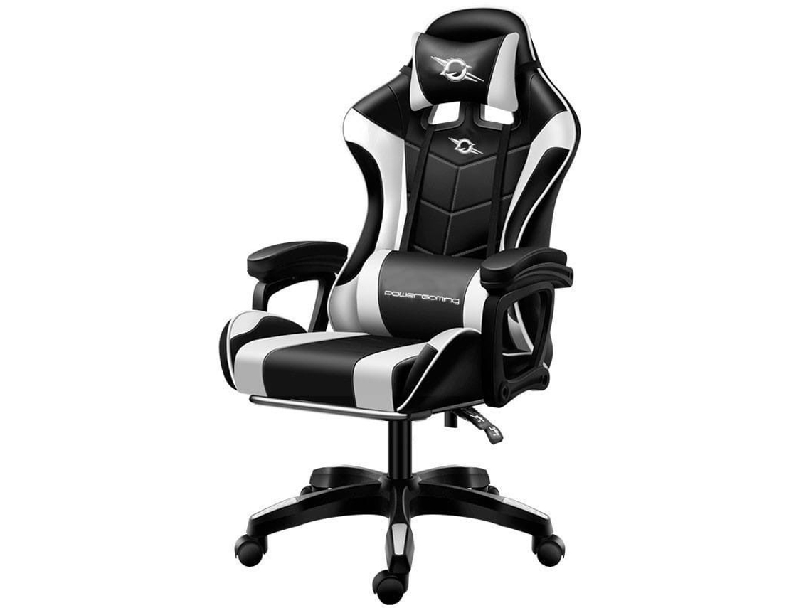 Silla Gaming Powergaming Negro/Blanco
