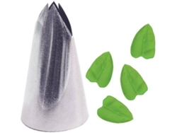 Boquilla Pastelera SCRAPCOOKING Hoja Grande (Acero)