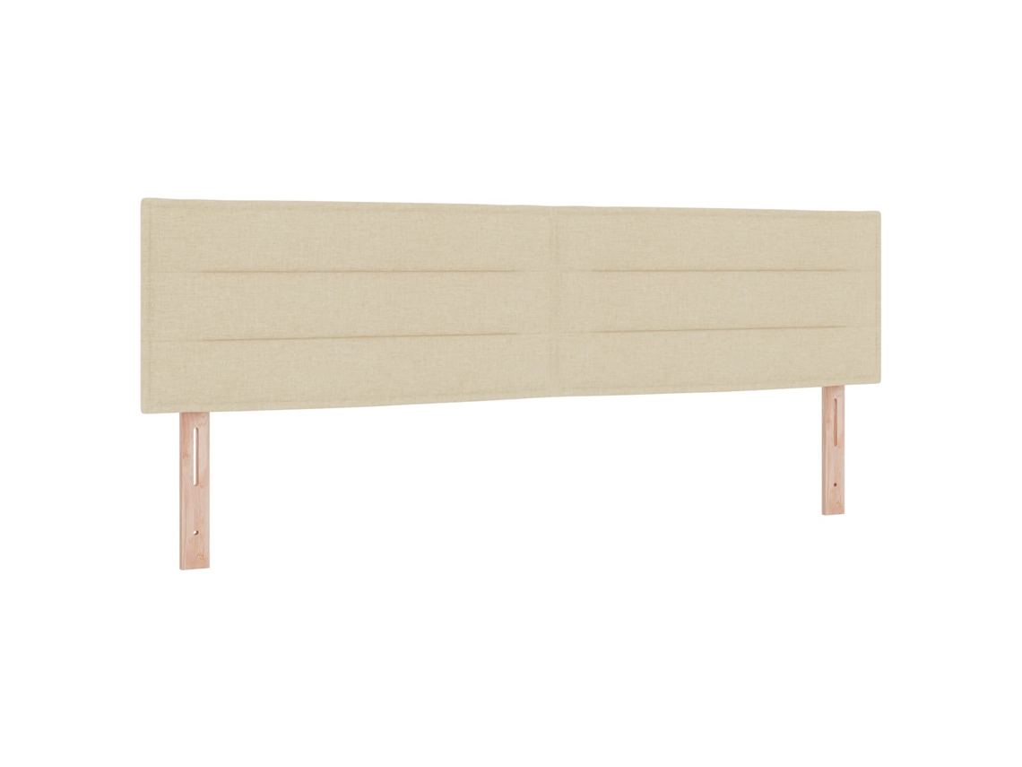 Cabecero LED con tiras de poliéster color crema MAISON EXCLUSIVE (180x0x0 cm)