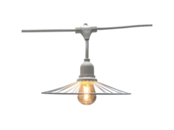 Guirnalda de luces de exterior 6m CHIC WHITE LIGHT CONNECTABLE LUMISKY