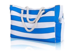 2026-bolso Playa Grande Impermeable Con Cremallera, Bolsa De Piscina Para Familia Con 5 Bolsillos Y Cuerdas Resistentes