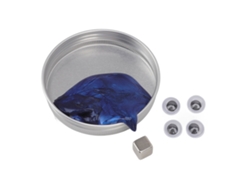 Plastilina elástica magnética con imán - Azul - Juguete antiestrés