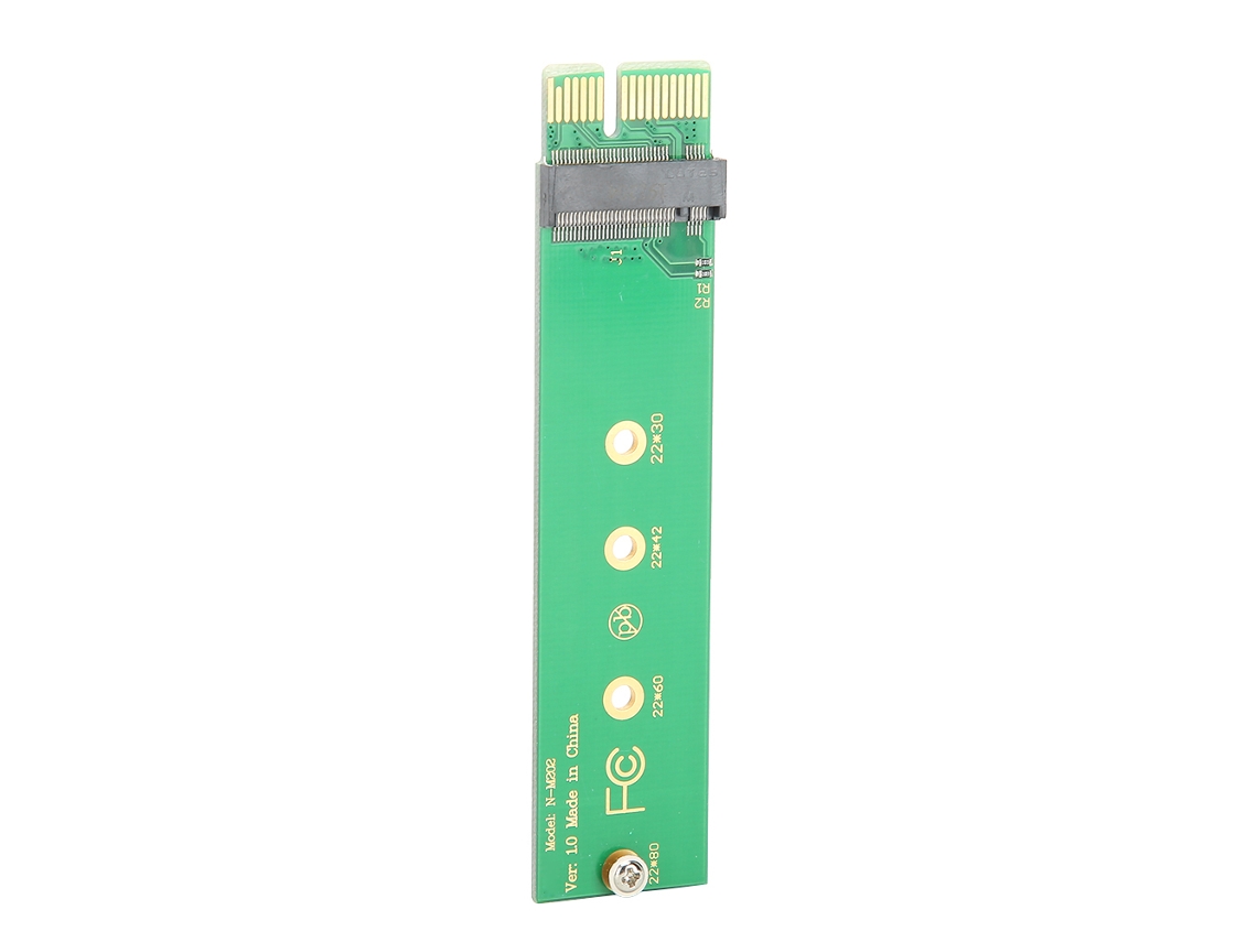 Tarjeta Adaptador Pci E Para Disco Duro Ngff M.2 Nvme, Verde, Para Prueba 1x Luz Dourada