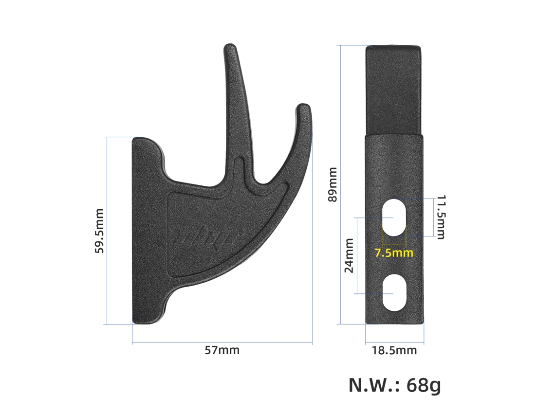 2026-gancho Delantero Para Patinete Eléctrico Ulip, Portador De Garra De Aluminio, Accesorio Universal Con Gran Capacidad De Carga
