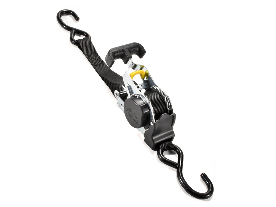Cinturón De Trinquete Retráctil Automático De 680 Kg Para Coches, Motocicletas Y Equipaje Con Correa Autorretráctil.