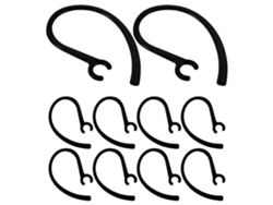 Ganchos antideslizantes de silicona suave para las orejas, puntas para auriculares para deportes y actividades al aire libre, 10 unidades GOKOCO