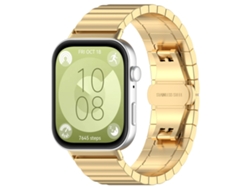 Correa Gertiz de acero inoxidable para Huawei Watch Fit 4/Fit 4 Pro/Fit 3 (dorada)