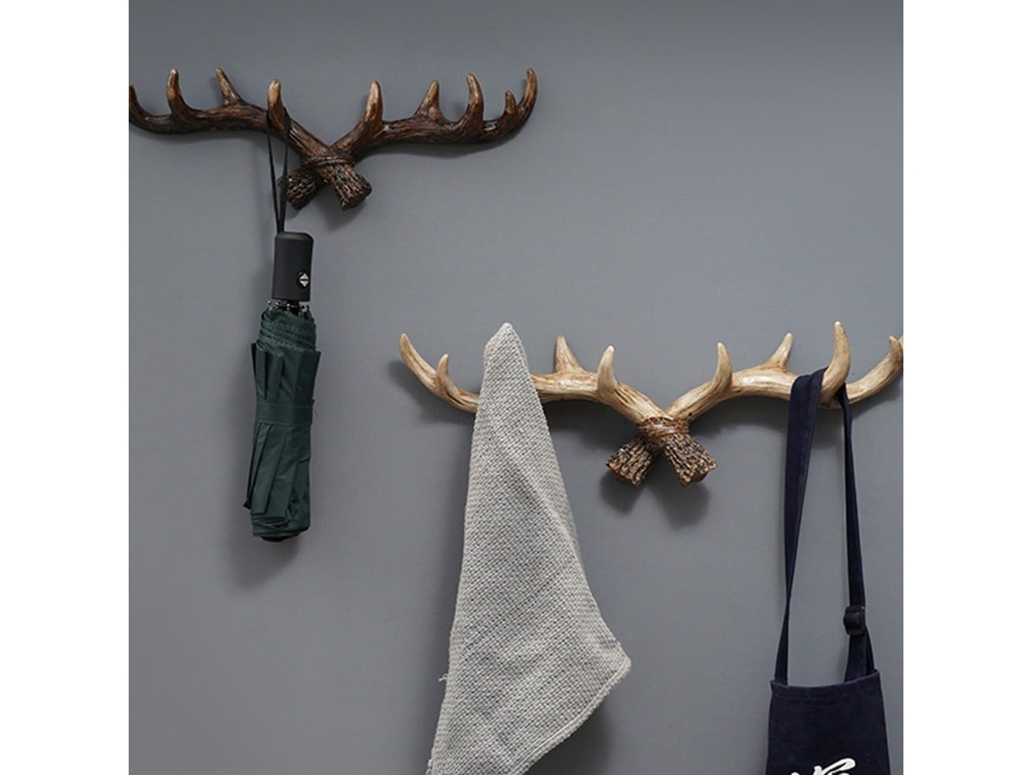 Perchero Decorativo De Pared Whychstore 17,5 Cm, Fácil Instalación