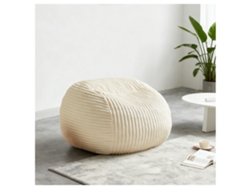 Puf beige de alta calidad para adultos, sofá de espuma viscoelástica ultralujoso y cómodo sillón de lectura, ideal para el dormitorio. Zkaka