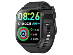 Reloj Inteligente con Pantalla Curva Amoled Llamada Bluetooth Frecuencia Cardíaca Presión Arterial Oxígeno Sanguíneo y Monitoreo del Sueño Co YEMAESRE