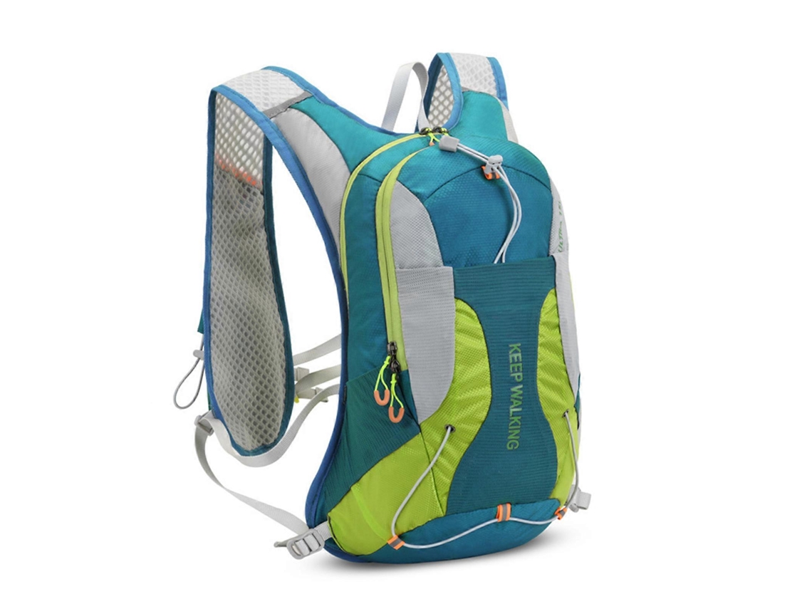 Mochila de gran capacidad para correr, ciclismo y senderismo, chaleco de hidratación, azul lago.
