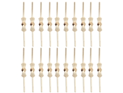 Omni-200 Piezas Broches De Cristal Para Lámparas De Techo Metal Duradero Clips Con Prismas Para Candelabros Y Proyectos 4,50x0,50x0,50cm Golden