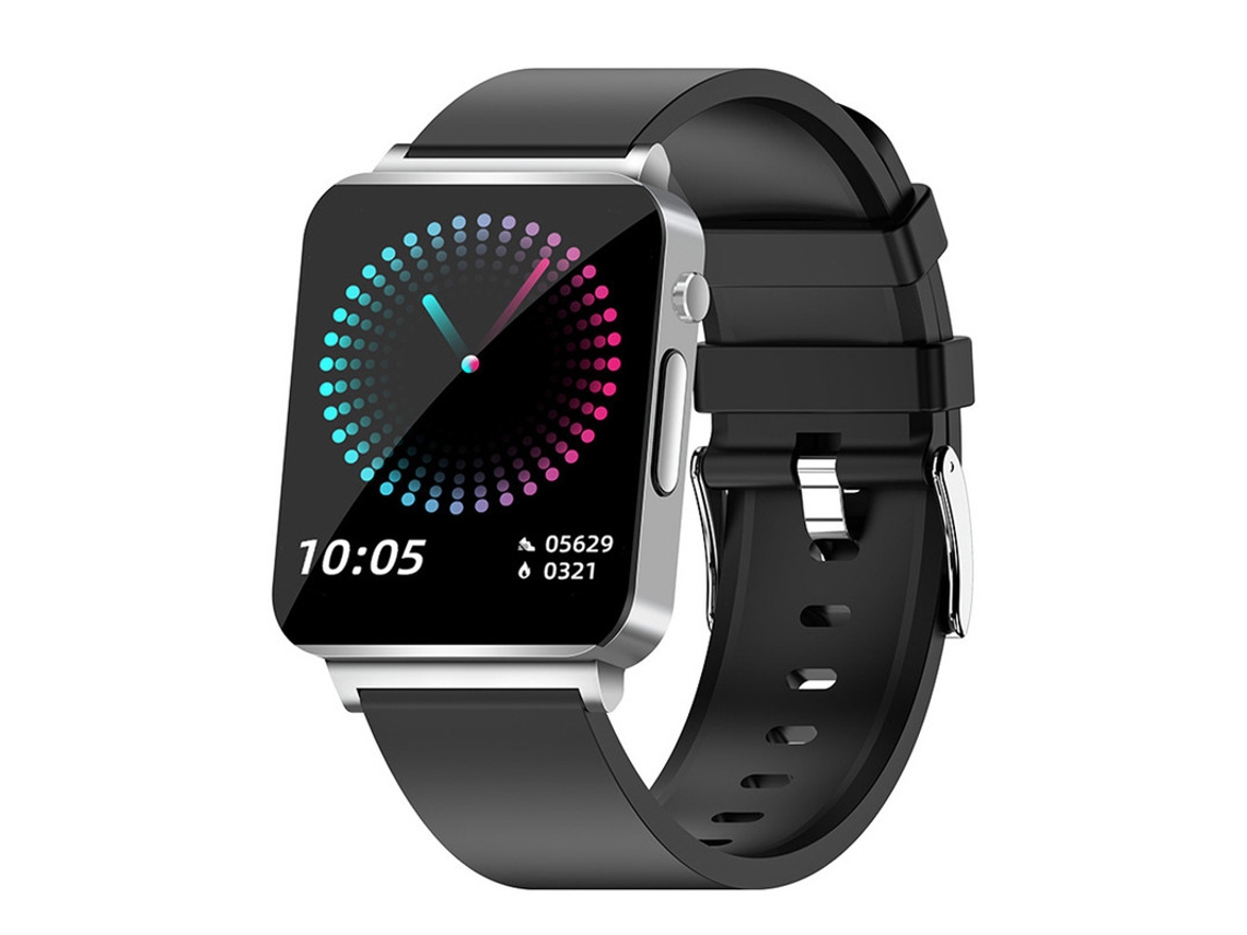 Reloj inteligente, pantalla táctil HD sin bordes de 1,72 pulgadas, IP67 a prueba de polvo y agua, negro Bestvite