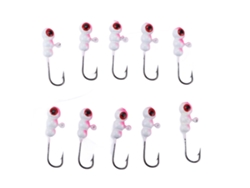 10 Señuelos Para Pesca En Hielo Con Anzuelo Y Cuerda, Señuelos De Invierno, Mini Accesorios De Pesca.