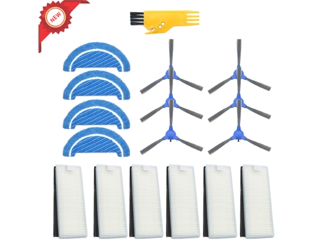 Robot Cepillo Lateral filtro Hepa paño de mopa para Cecotec Conga Excellence 1090 piezas de Robot aspirador accesorios Kit de repuesto