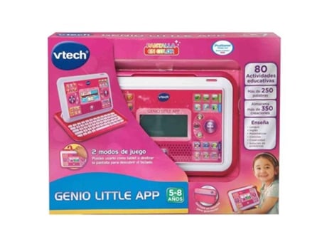 Ordenador de Jugar VTECH Genio Little App (Rosa)