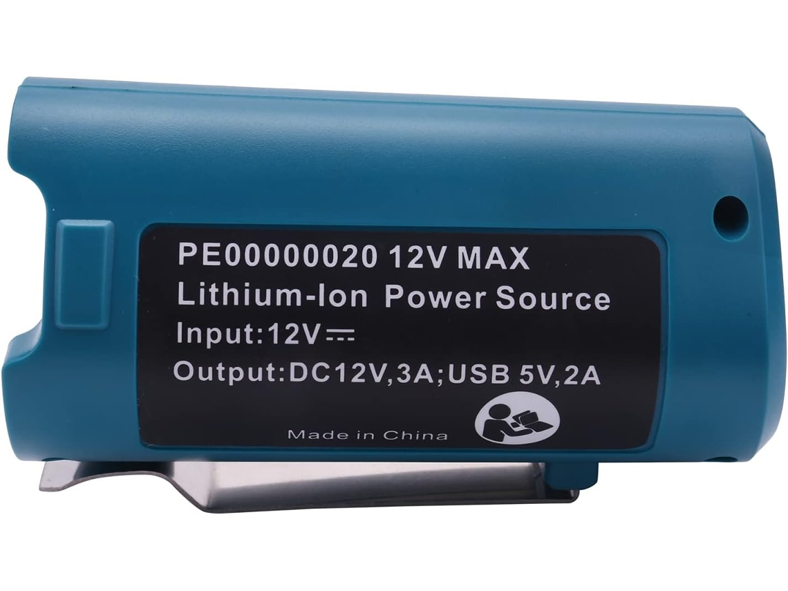 Fuente Usb Para Pe00000020 Adaptador Convertidor De Cargador De Chaquetas Térmicas 10.8v 12v Litio- Bl1013 Bl1014