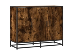 Maison Exclusive - Aparador Madera De Ingeniería Roble Ahumado 94x35x76 Cm