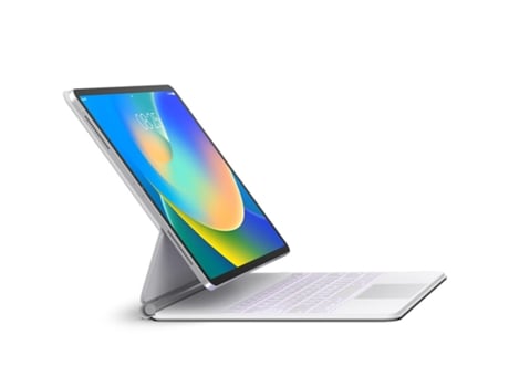 Funda PU con teclado bluetooth para Apple iPad air 4/air 5 10.9 Tamaño - Blanco LKC