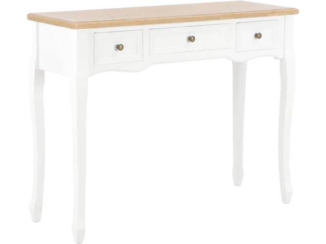 Mesa Consola VIDAXL Blanco Madera (100x35x78 cm)