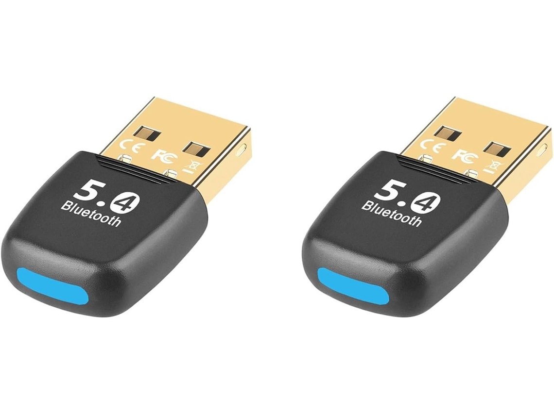 2 Adaptadores Usb Bluetooth 5.4 Para Dongle De Ratón De Pc (teclado No Incluido)
