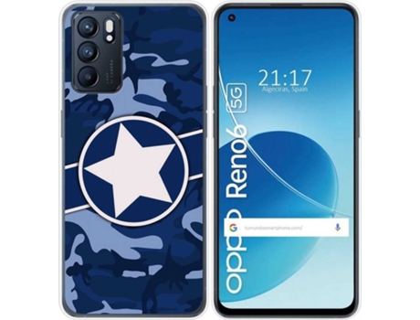 Carcasa Oppo Reno 6 5G TUMUNDOSMARTPHONE Camuflaje 03