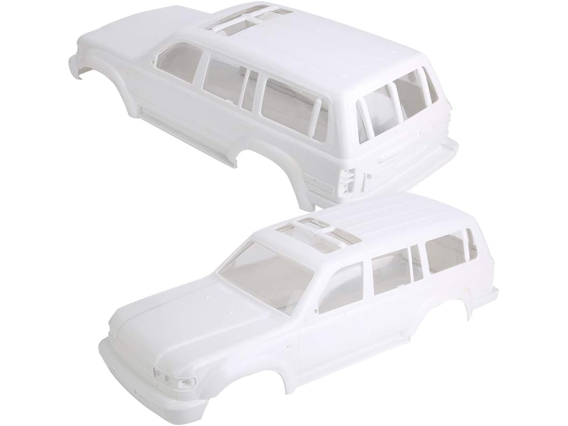 Carrocería Blanca Lc80 1/10 Para Coche Teledirigido De Escalada, Distancia Entre Ejes Cx10 Para Piezas De Juguete, Material Abs.