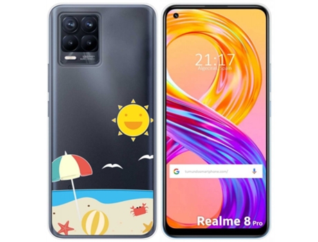 Carcasa Realme 8 4G / 8 Pro TUMUNDOSMARTPHONE Dibujos Transparente Multicolor