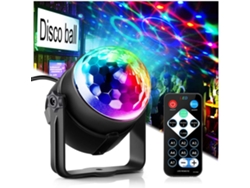 Luces De Fiesta, Luces Dj Rave Luces De Escenario Activadas Por Sonido Luces De Baile Con Efecto Proyectado Con Control Remoto CHRUI