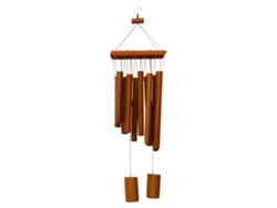 Elegantes campanillas de viento de bambú, decoración para interiores y exteriores, tubos de sonido melódico hechos a mano.