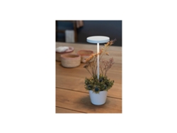 Lámpara de mesa LED Poldina Reverso White recargable y regulable
