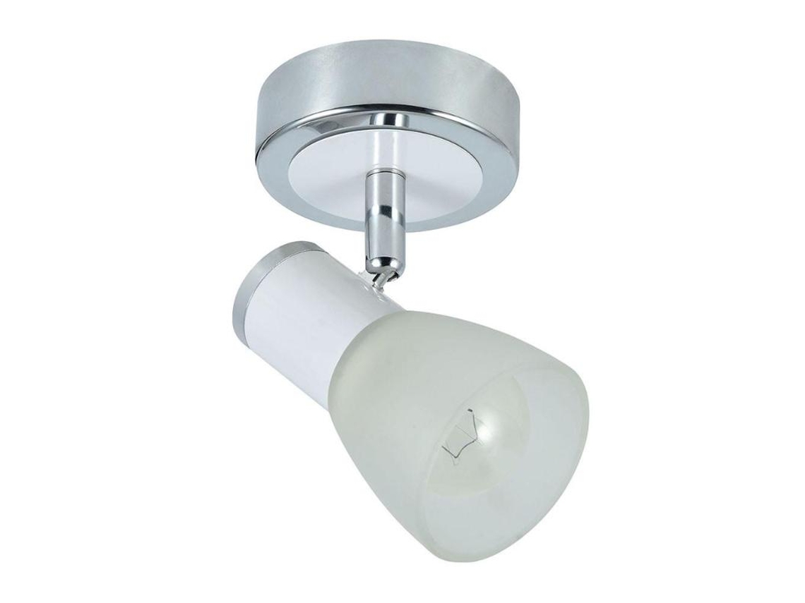 Foco cholo 1xe14 blanco/cromo 14x8.5