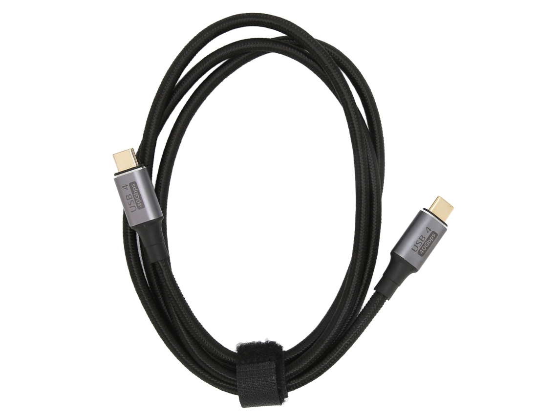 Cabo Usb4 Type C 40gbps Carga Rápida 100w Transmissão Hd 8k 60hz Nylon 1.2m
