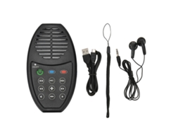 Lector Electrónico Portátil De La Biblia Con Energía Solar 4g Y Luz Led - Negro