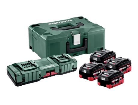 METABO Set Básico 4X Lihd 5.5Ah Asc 145 Duo + Ml (685180000)