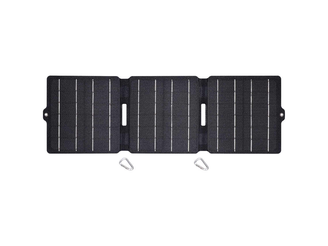 Cargador Portátil Plegable E Impermeable Con Panel Solar Etfe De 15 W Cc 5 V Con 2 Puertos Usb.
