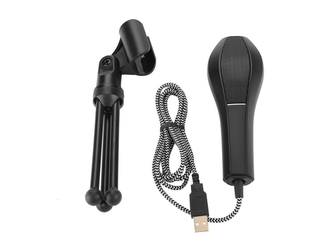 Micrófono de condensador USB de 50 Hz y 16 kHz con cancelación de ruido