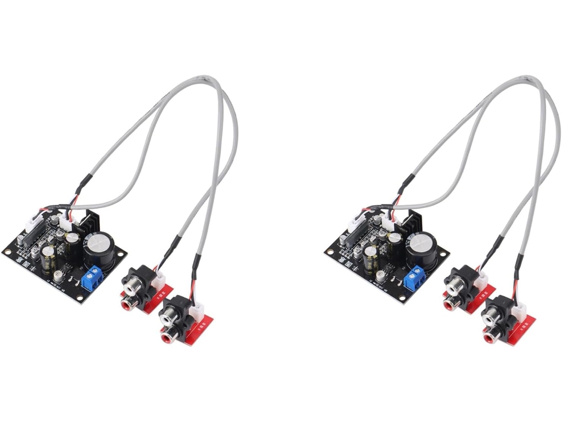 2 Placas De Fono Preamplificadoras Para Tocadiscos De Vinilo Ne5532 (mm)