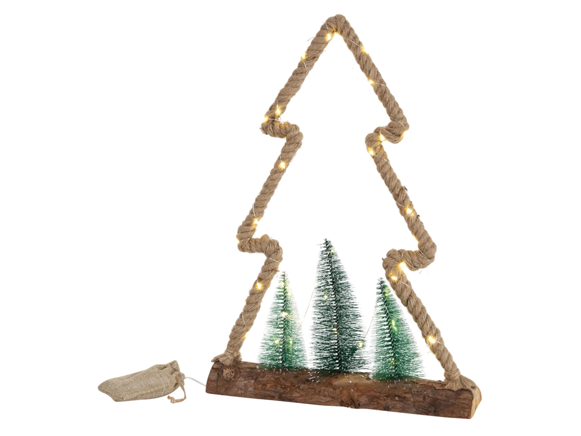 LED decorativo yute árbol de Navidad árbol de Navidad decoración navideña árbol ECD