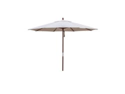 Parasol Exterior Ø300 Cedro - Natural Madeira Garbar
